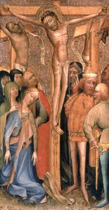 De kruisiging, c.1395 door English School